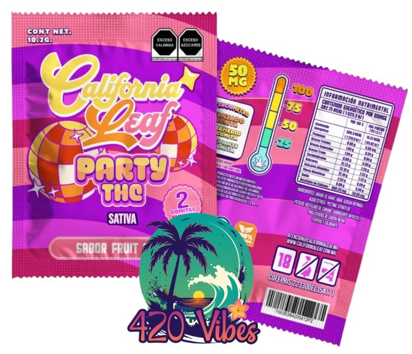 CALIFORNIA LEAF PARTY THC GUMMIES