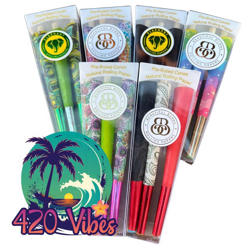 🌴✨ 3 PACK PRE-ROLLED CONES
